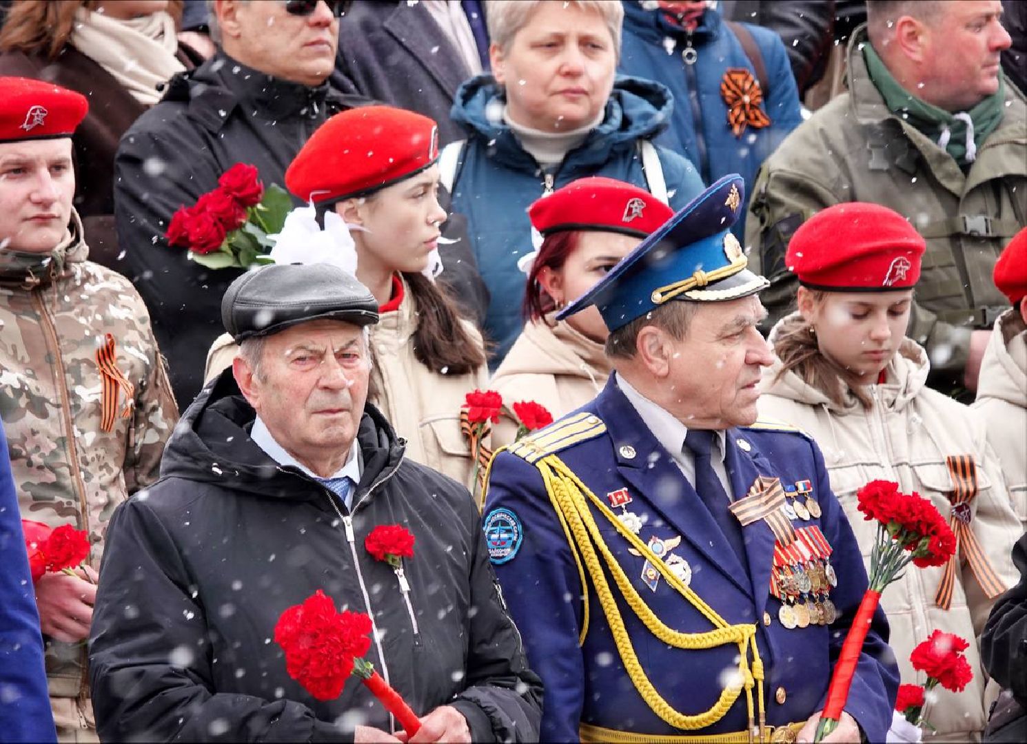 День Победы, 9 Мая, Возложение цветов, Памятный митинг, Память, Ветераны, ВОВ, Сергиев Посад,