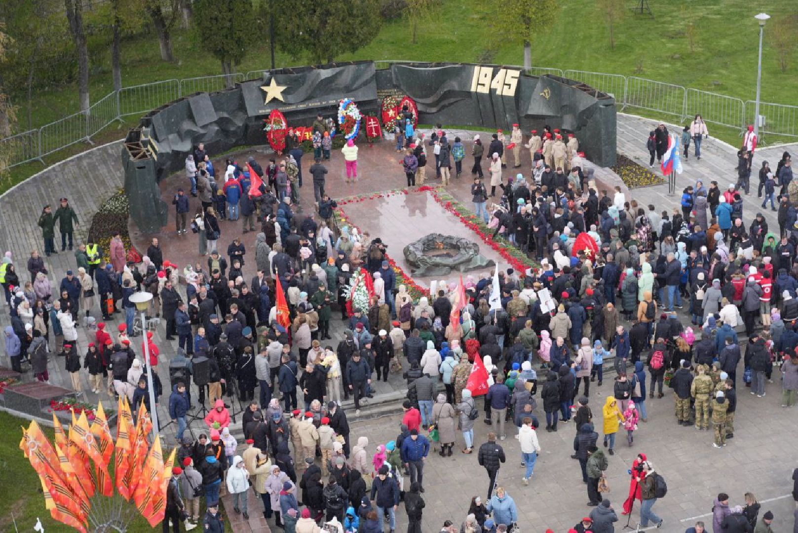 День Победы, 9 Мая, Возложение цветов, Памятный митинг, Память, Ветераны, ВОВ, Сергиев Посад,