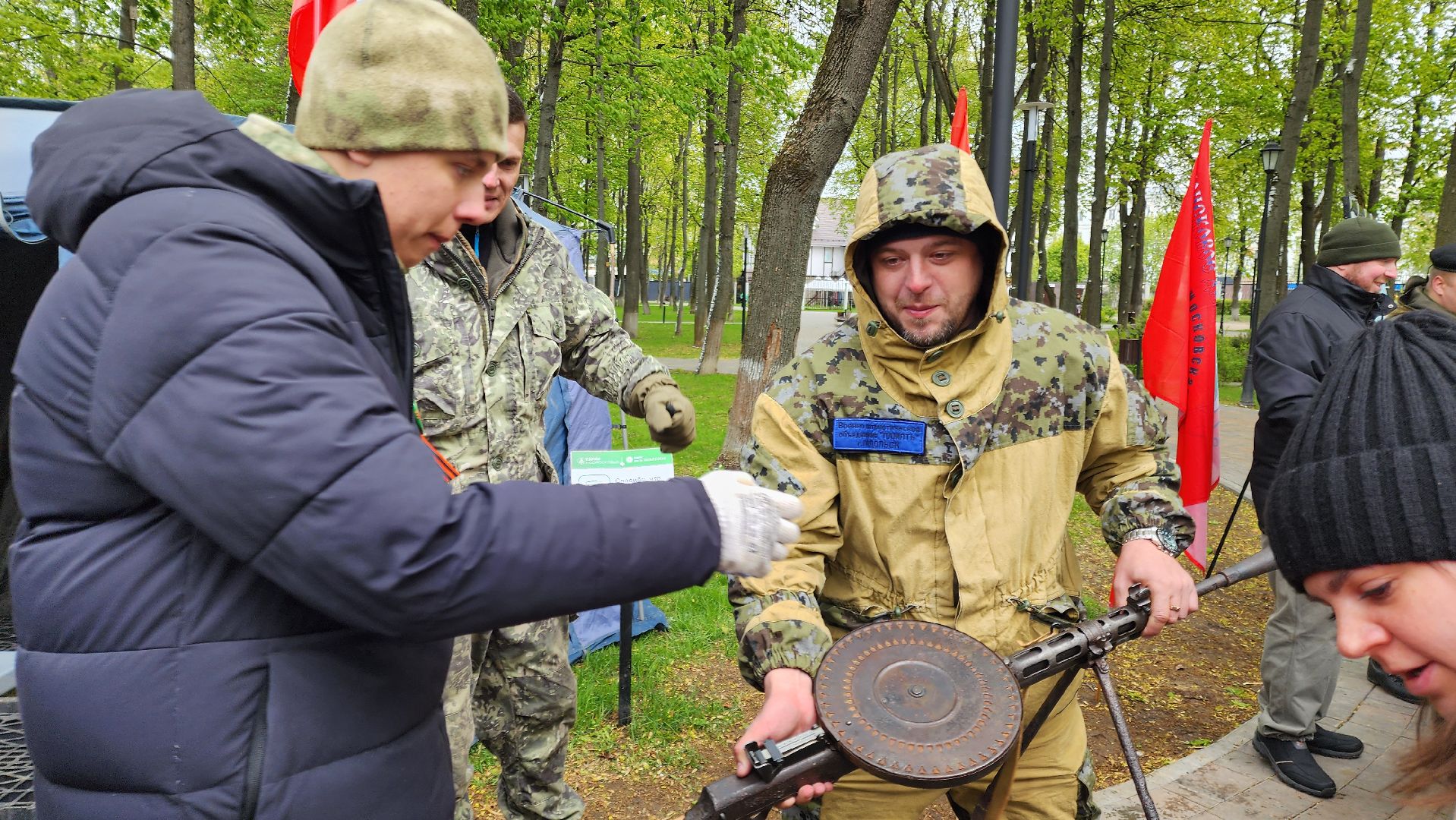 Подольск, День Победы, Парк Талалихина, Поисковый отряд,