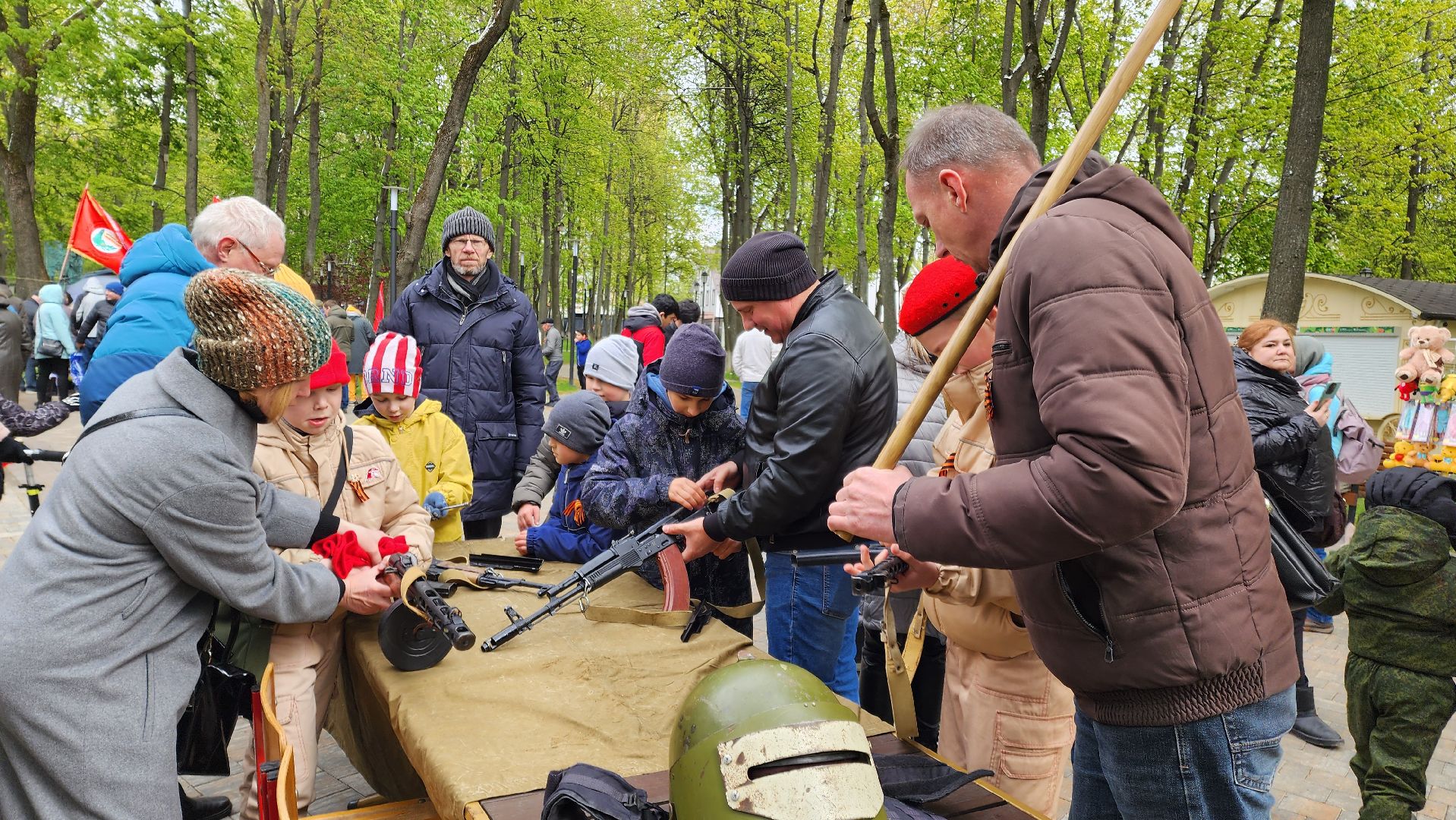 Подольск, День Победы, Парк Талалихина, Поисковый отряд,