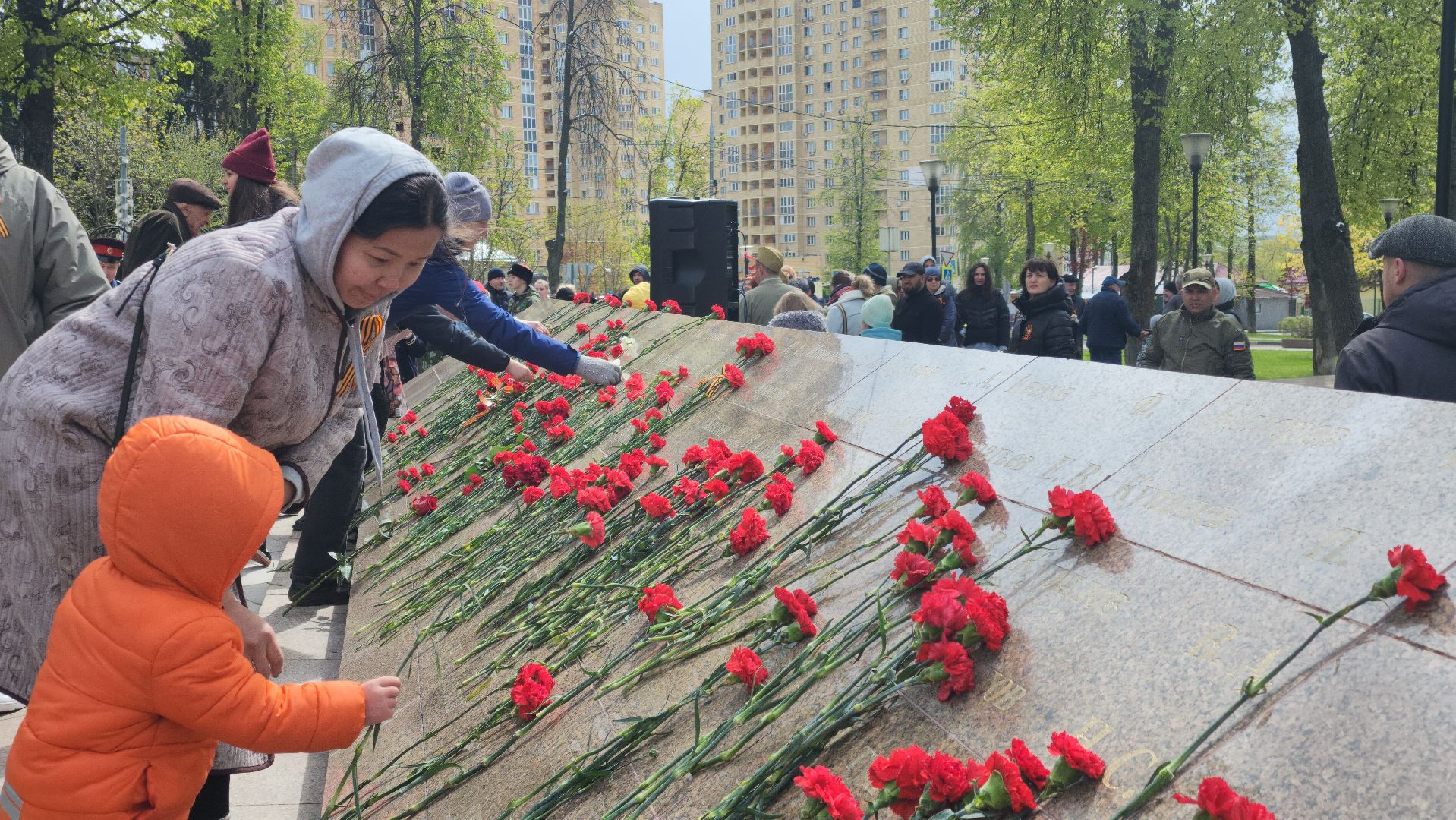 митинг памяти, ветеран вов, мытищи,