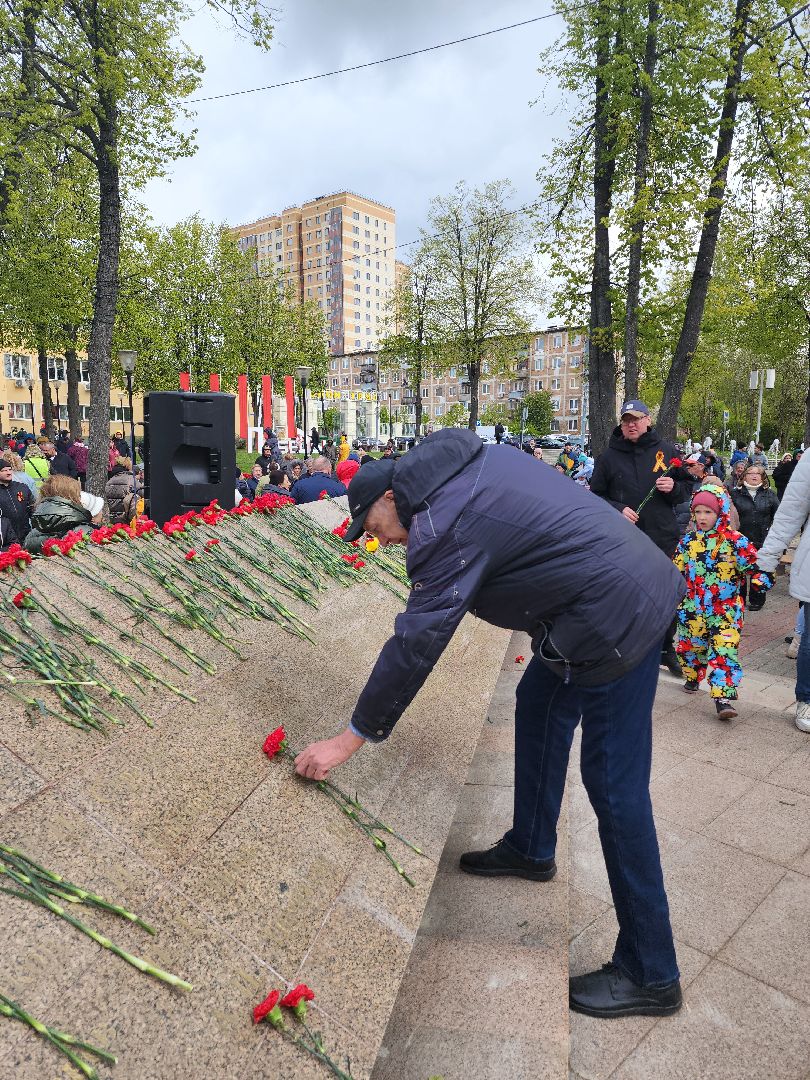 митинг памяти, ветеран вов, мытищи,