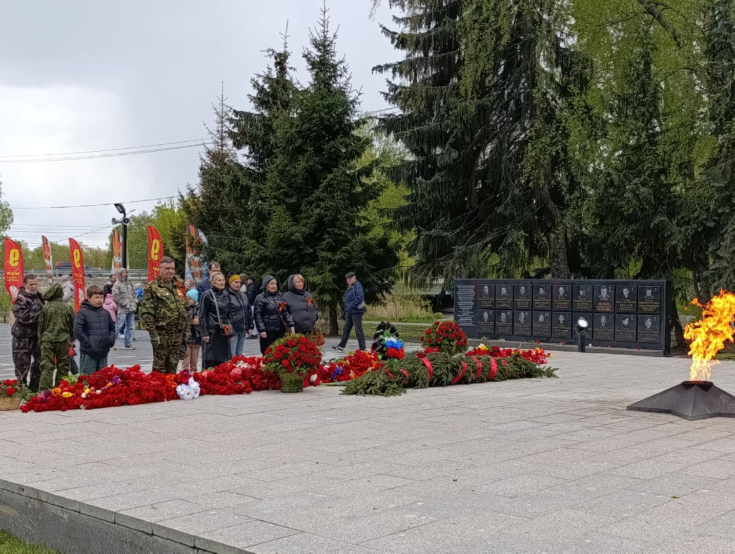 Луховицы, День Победы, Бессмертный полк, Автопробег,