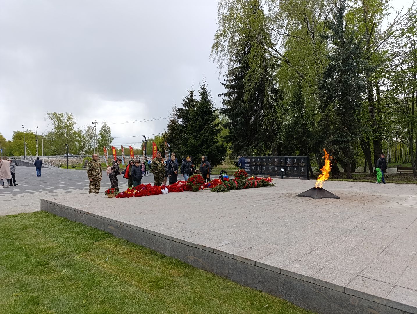 Луховицы, День Победы, Бессмертный полк, Автопробег,