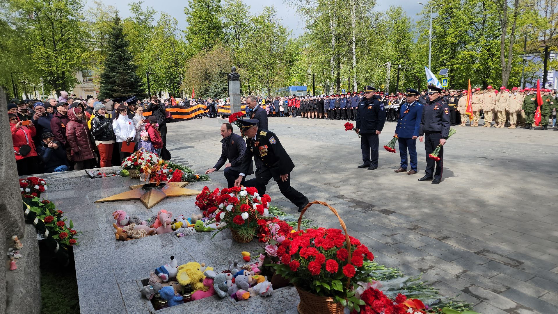 ступино, день победы, церемония возложения цветов,