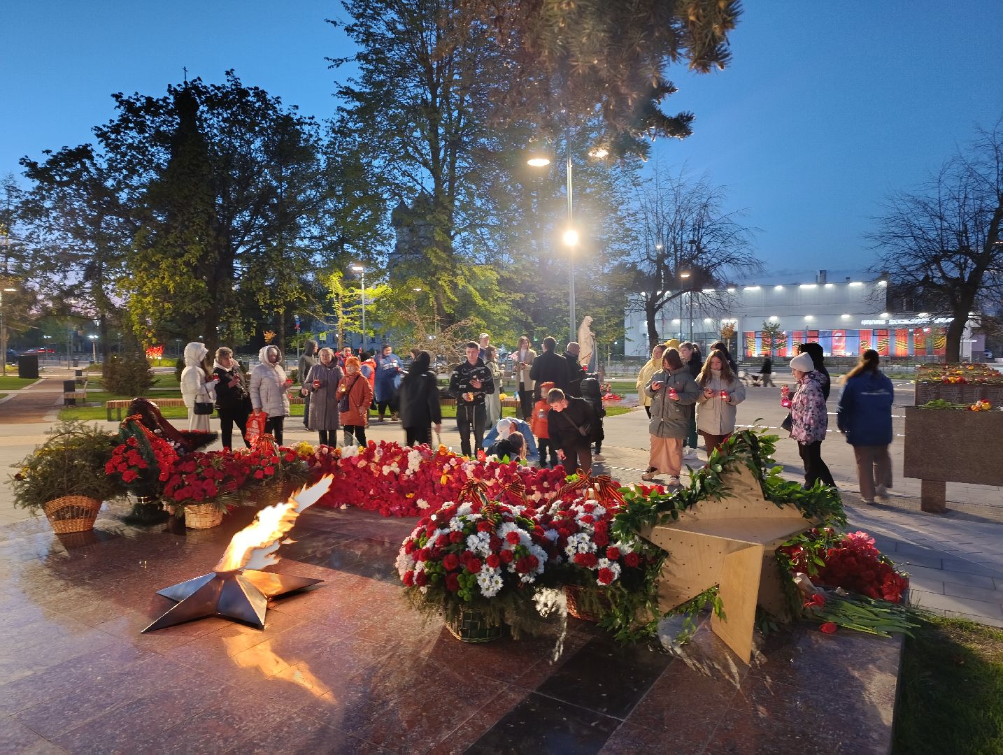 Бронницы, Свеча памяти, День победы, Акция в день победы,