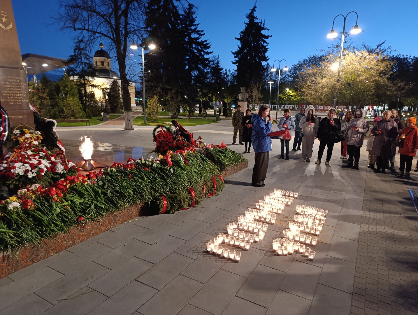 Бронницы, Свеча памяти, День победы, Акция в день победы,
