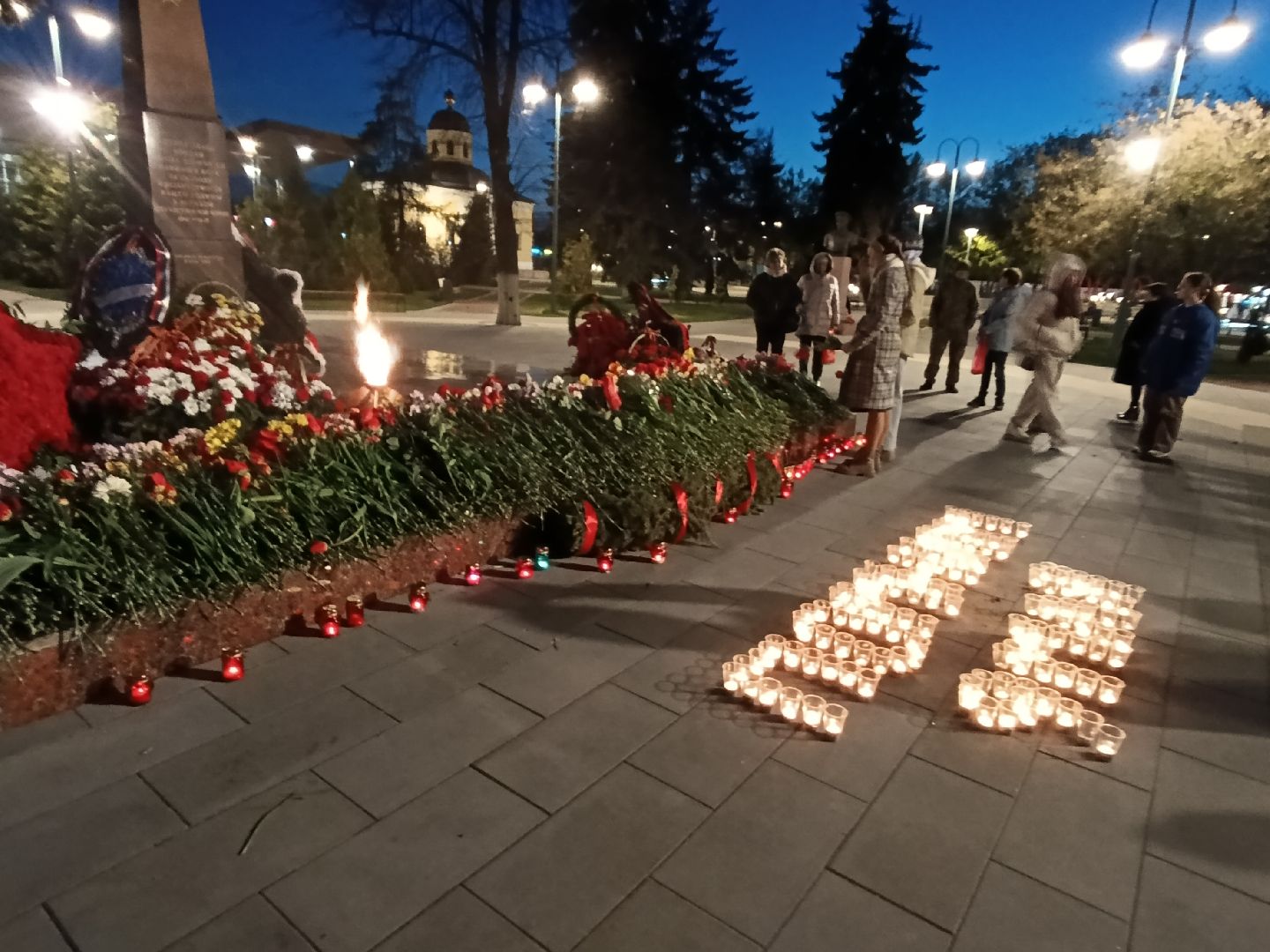 Бронницы, Свеча памяти, День победы, Акция в день победы,