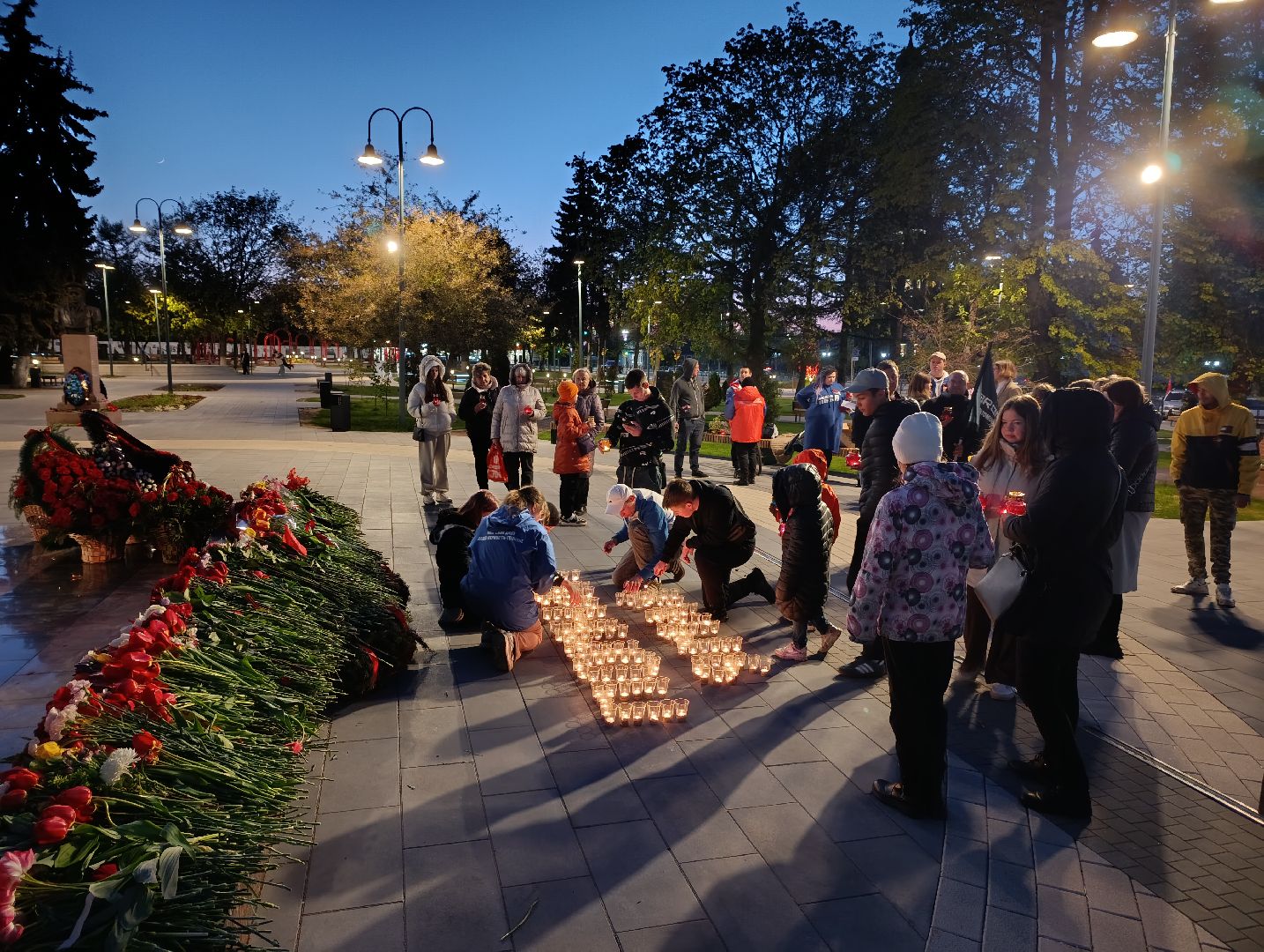 Бронницы, Свеча памяти, День победы, Акция в день победы,