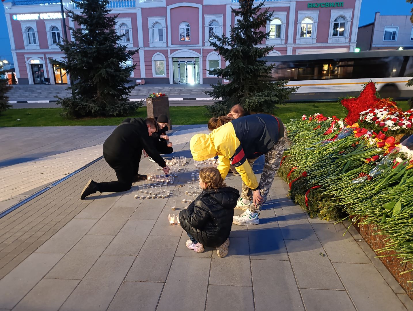 Бронницы, Свеча памяти, День победы, Акция в день победы,