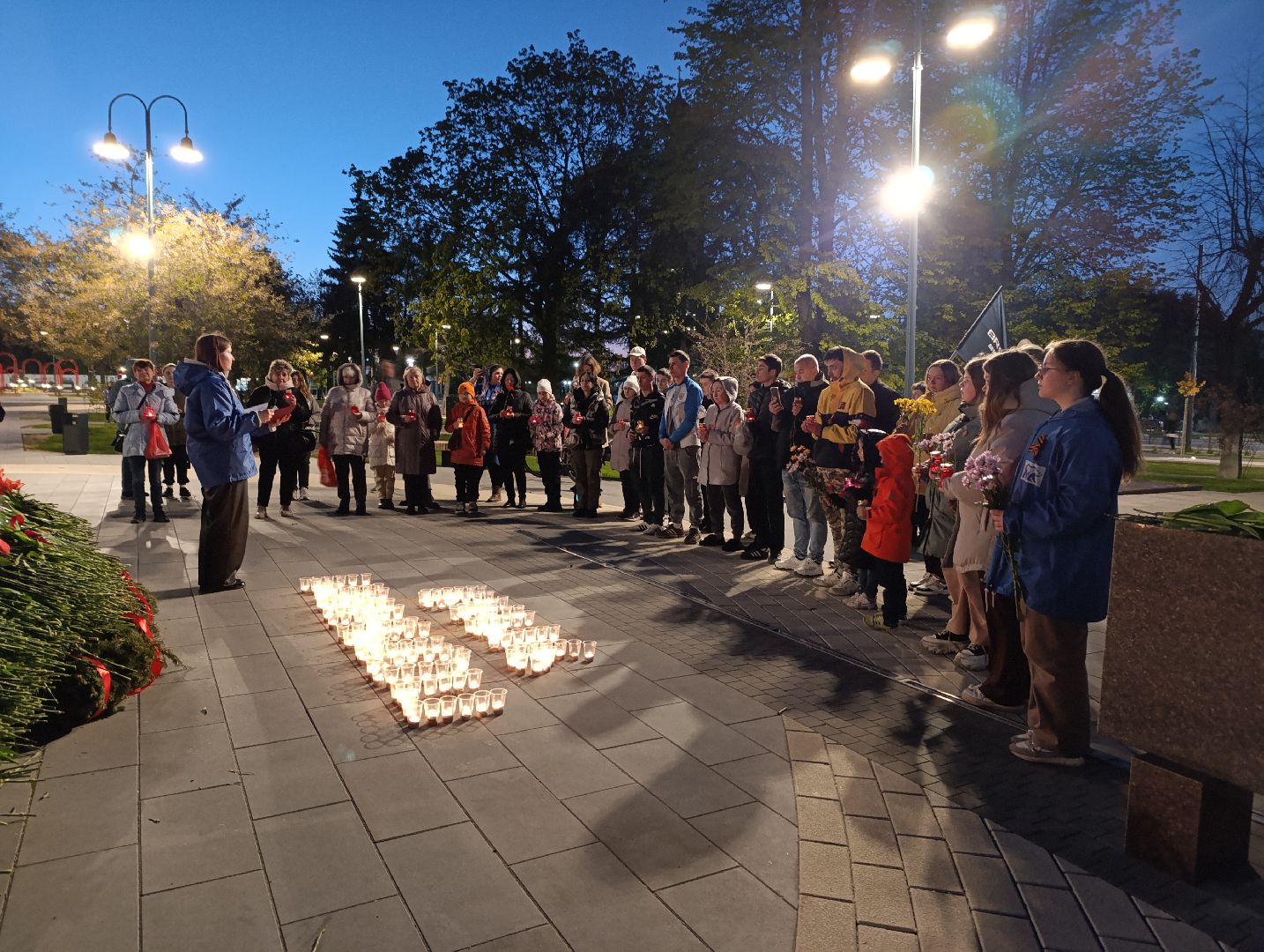 Бронницы, Свеча памяти, День победы, Акция в день победы,