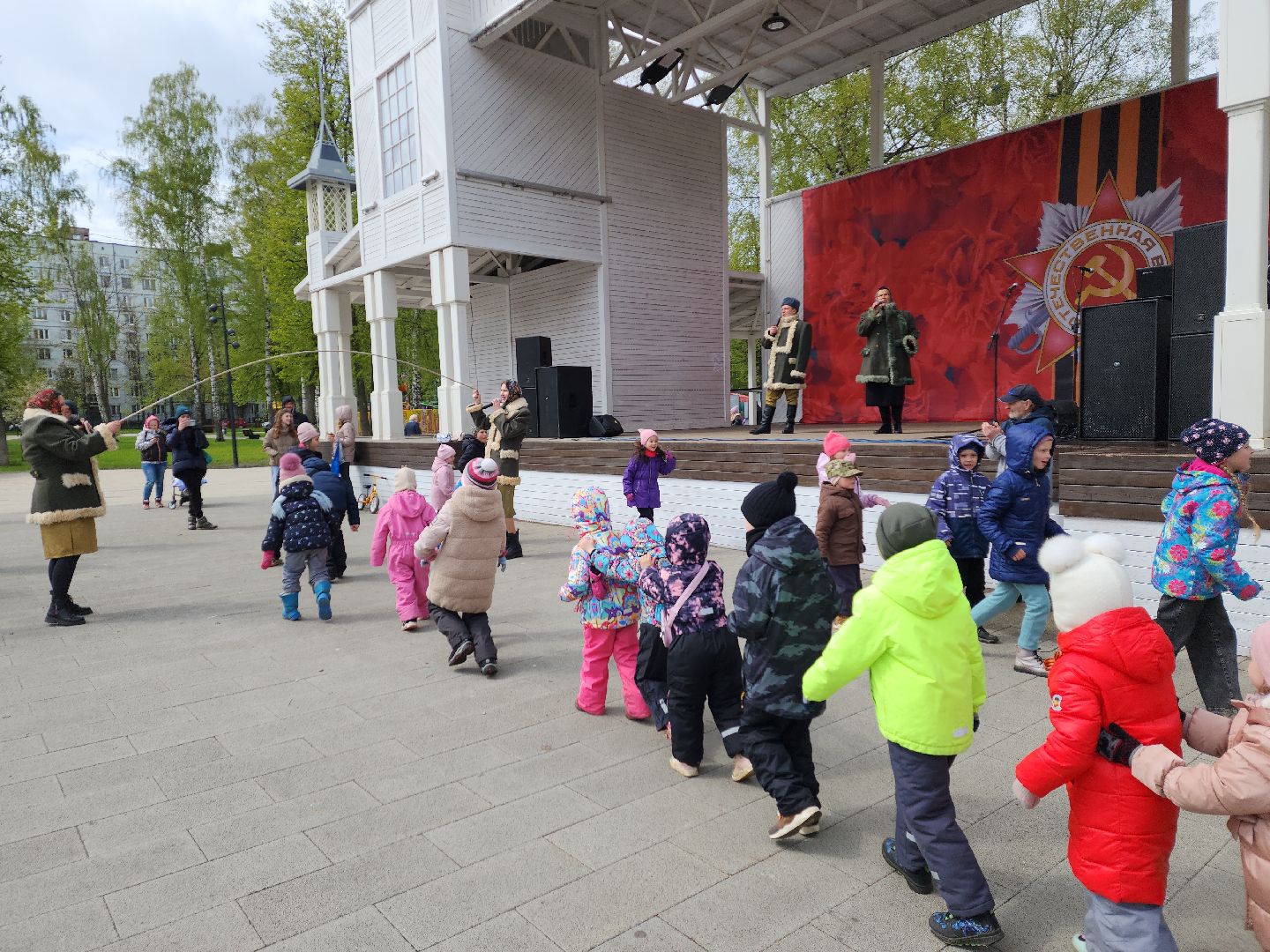 пушкино, день победы, праздник, интерактивная игра, дети,