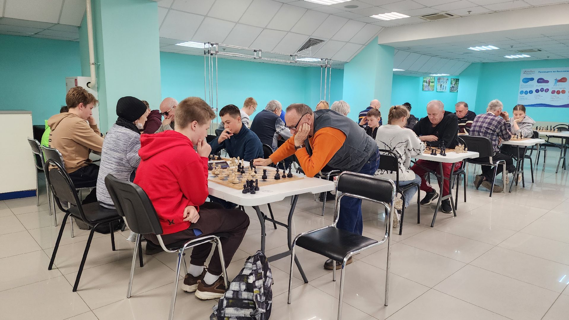 Подольск,День Победы, Шахматы, спорт,