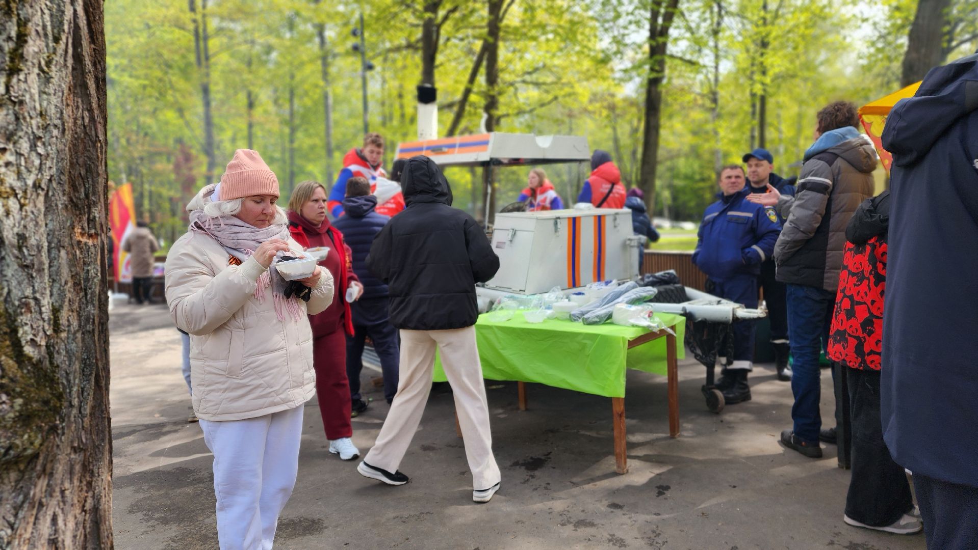 ступино, день победы, солдатская каша,