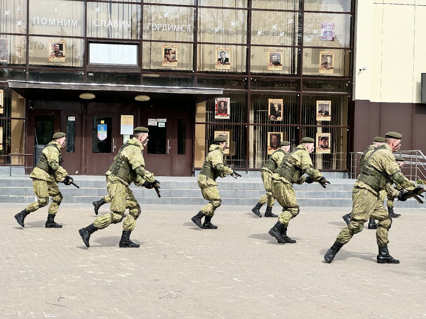военнослужащие, день победы, Марш,