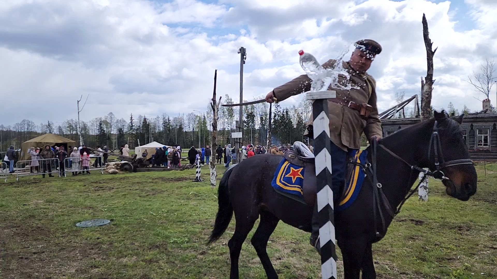 Одинцово, патриот, музейно-храмовый комплекс, главный храм вс рф, наездник, лошадь, день победы,