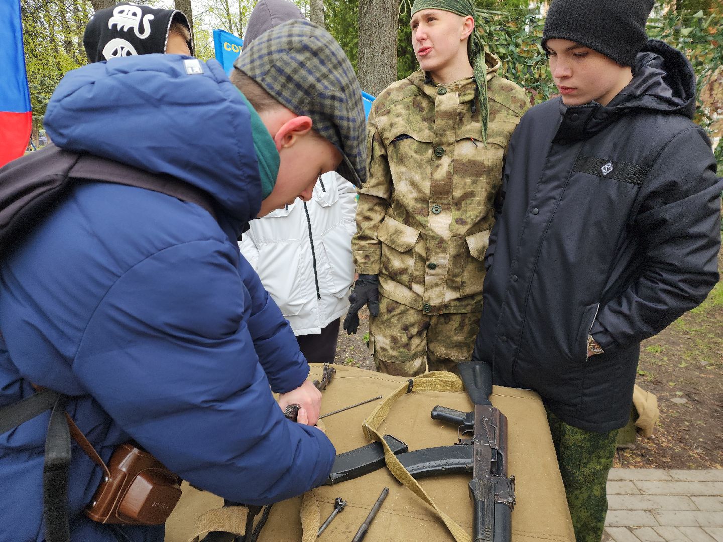 пушкино, день победы, сборка оружия, мастер класс, патриотическая акция,