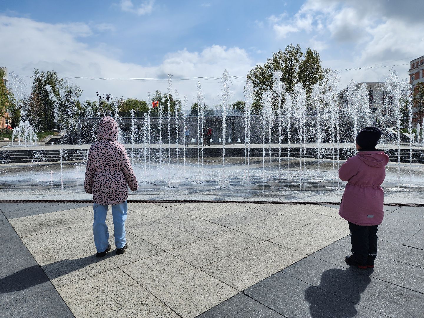 День Победы, 9 мая, светомузыкальное шоу фонтанов, Ногинск, Богородский городской округ,