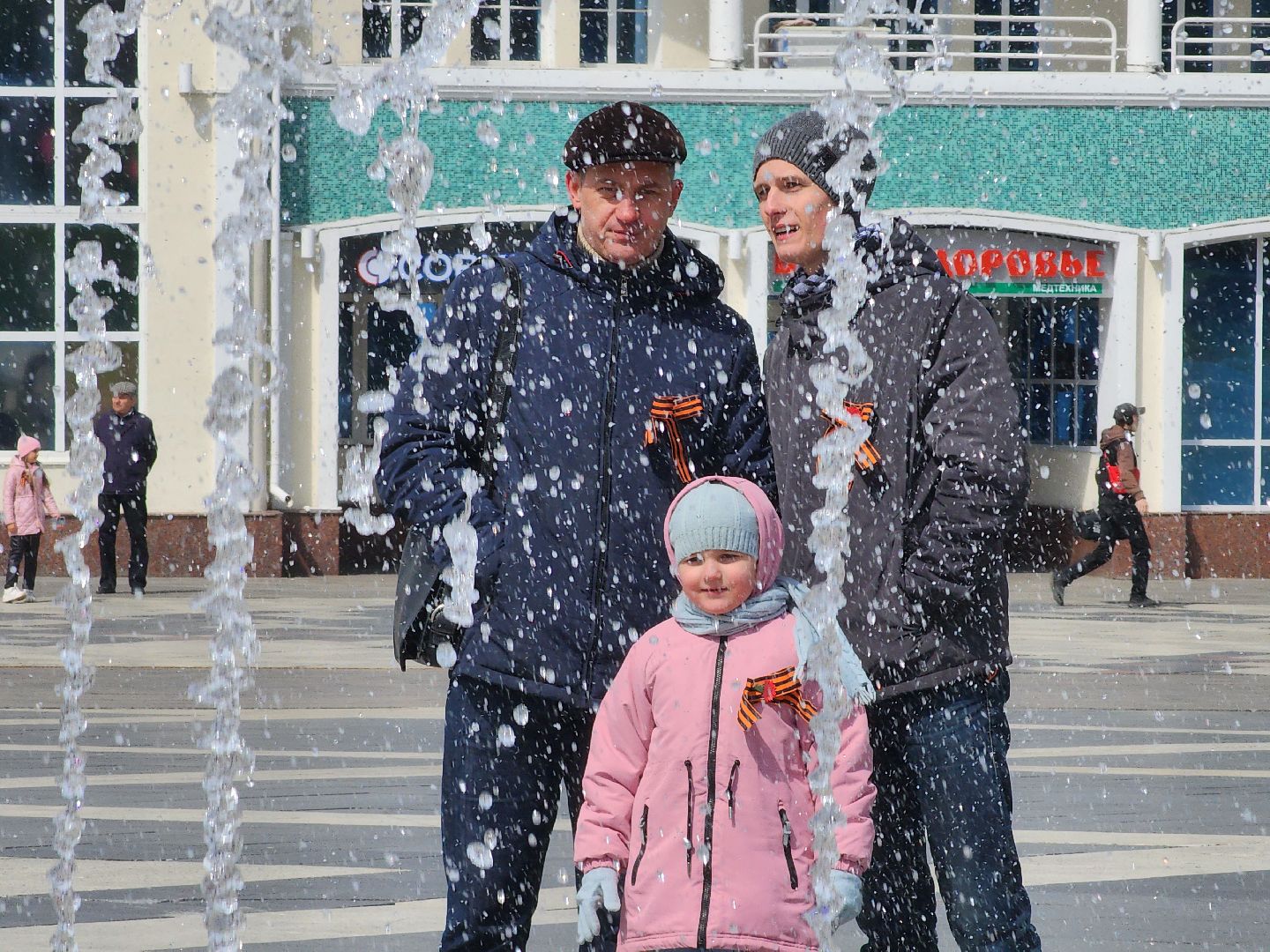 День Победы, 9 мая, светомузыкальное шоу фонтанов, Ногинск, Богородский городской округ,