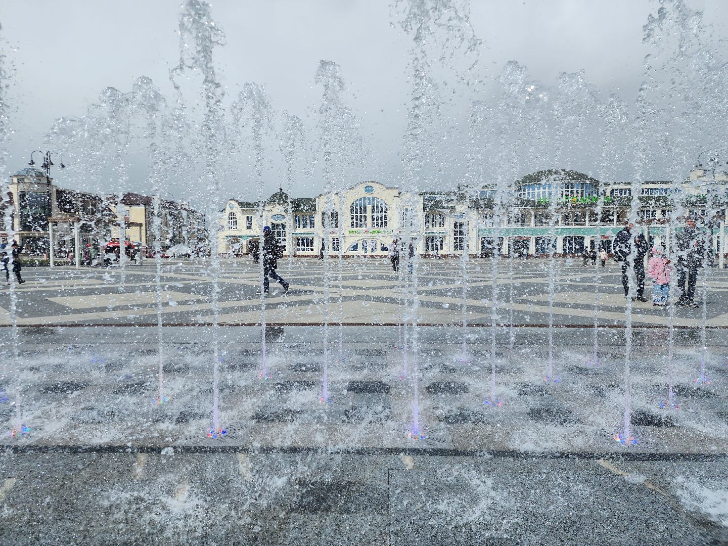 День Победы, 9 мая, светомузыкальное шоу фонтанов, Ногинск, Богородский городской округ,