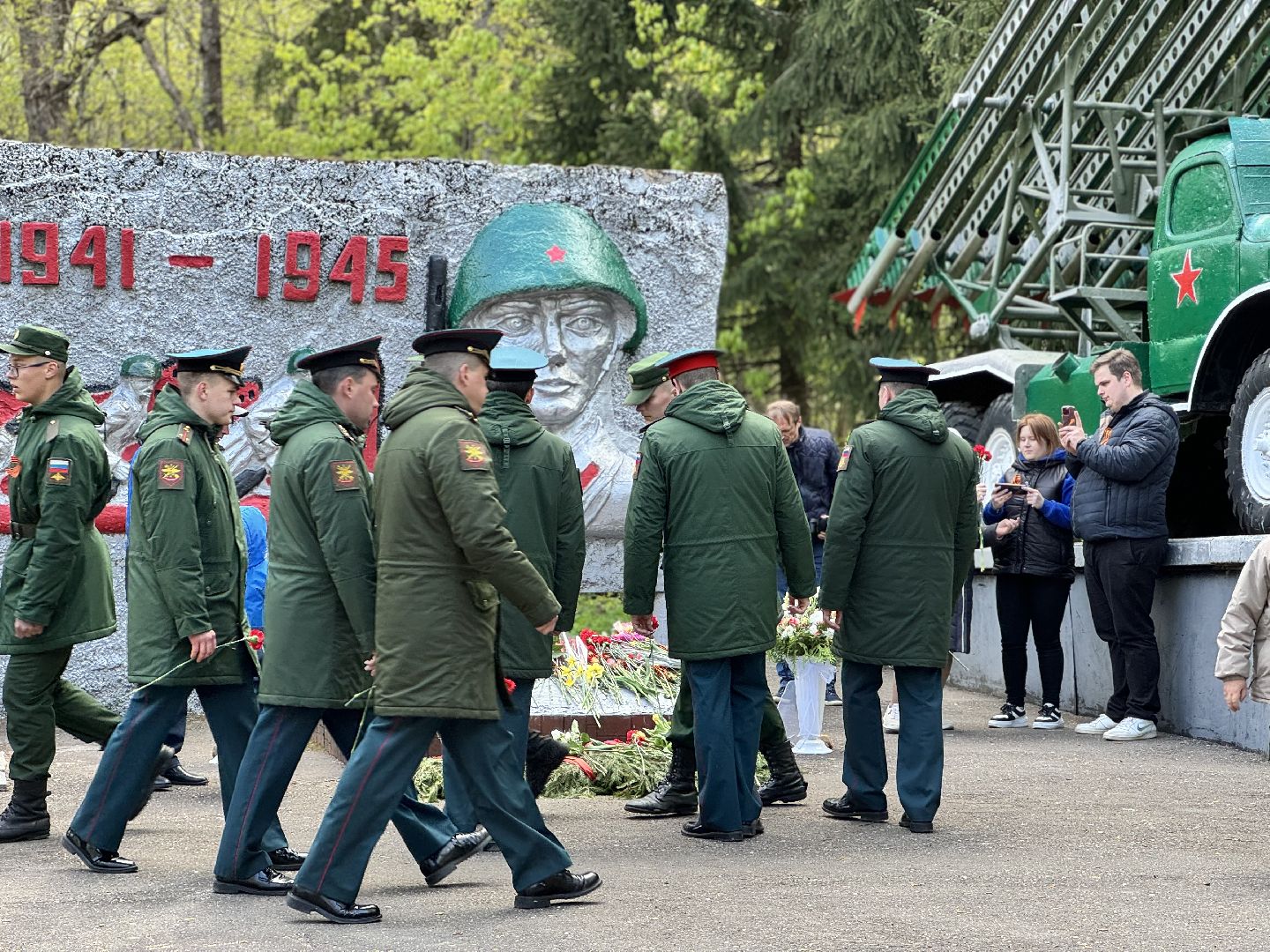 день победы, 79 лет победы, мемориал, возложение цветов,