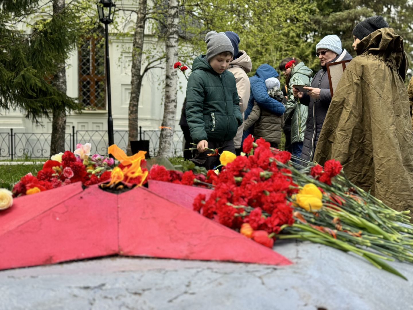 день победы, 79 лет победы, мемориал, возложение цветов,