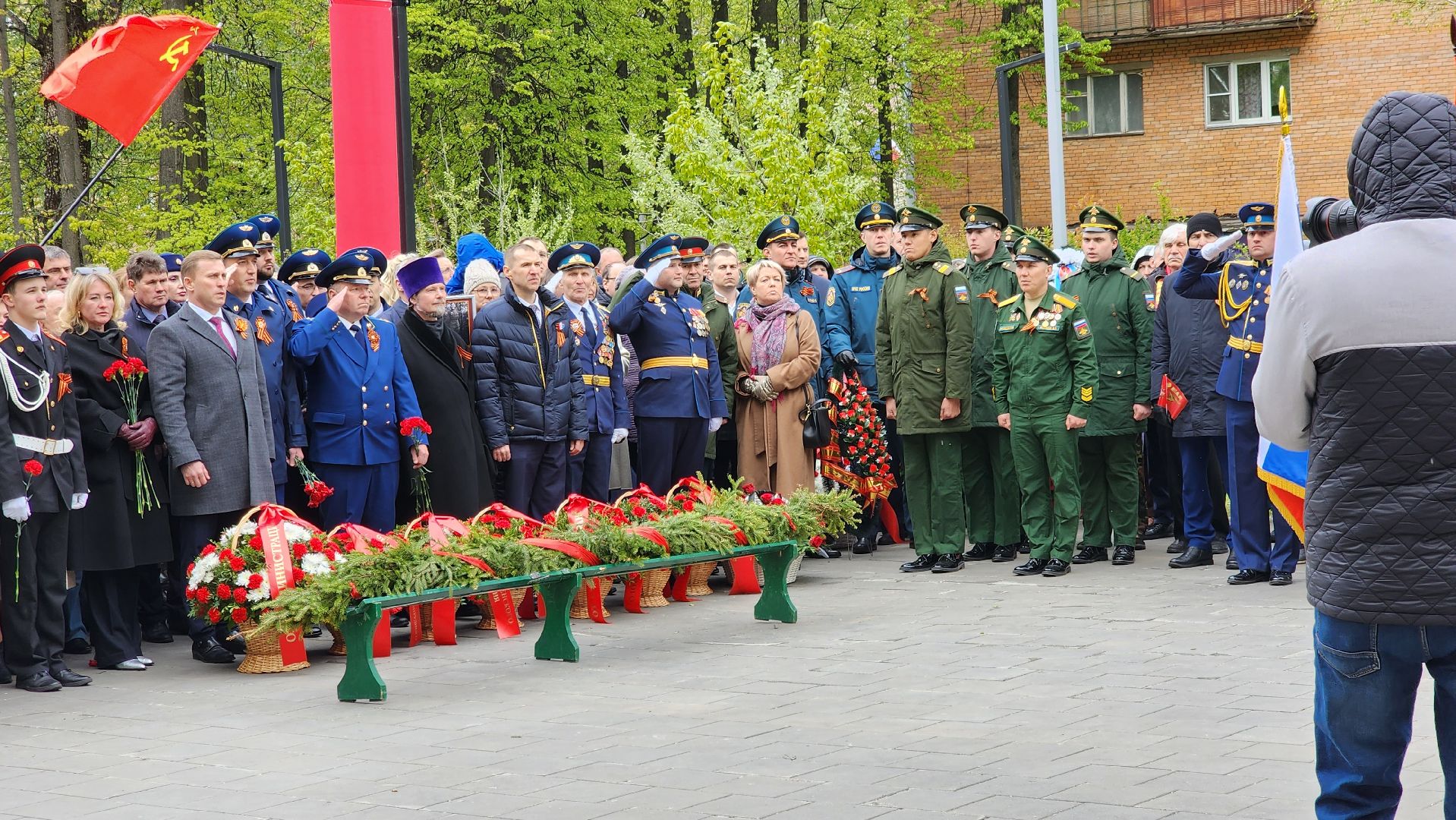 долгопрудный, день победы, 9 мая, Скорбящая мать, митинг, ветераны, владислав юдин,фронтовик, труженики тыла,