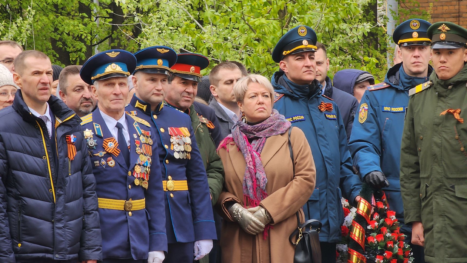 долгопрудный, день победы, 9 мая, Скорбящая мать, митинг, ветераны, владислав юдин,фронтовик, труженики тыла,
