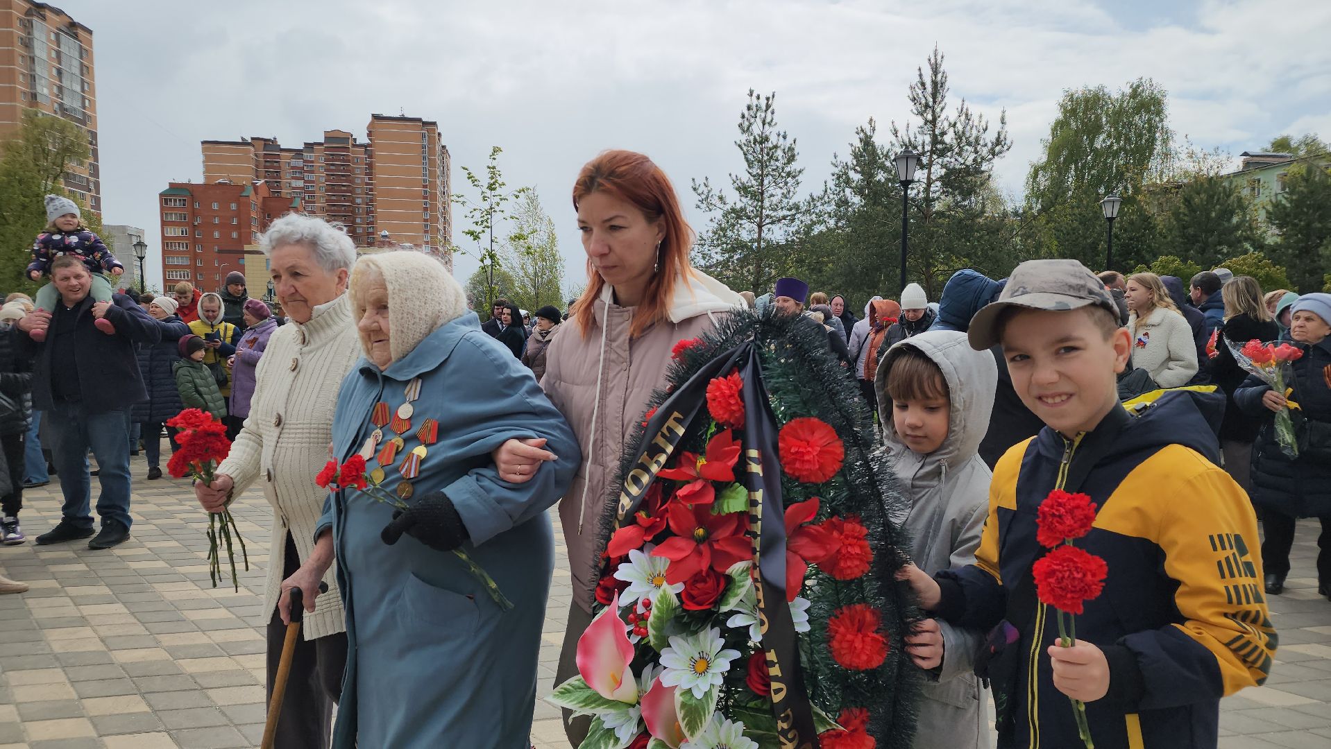 праздник, День Победы, ветераны, Лосино-Петровский, 9 мая,