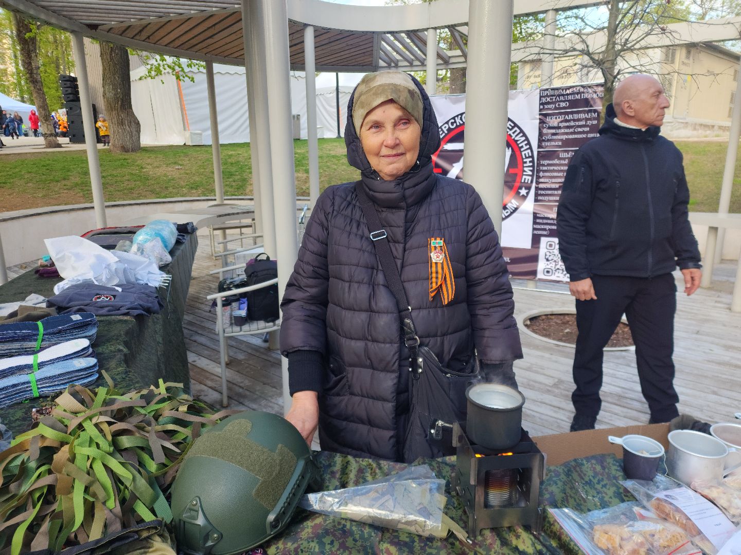Звенигород, День Победы, акция в городском парке,