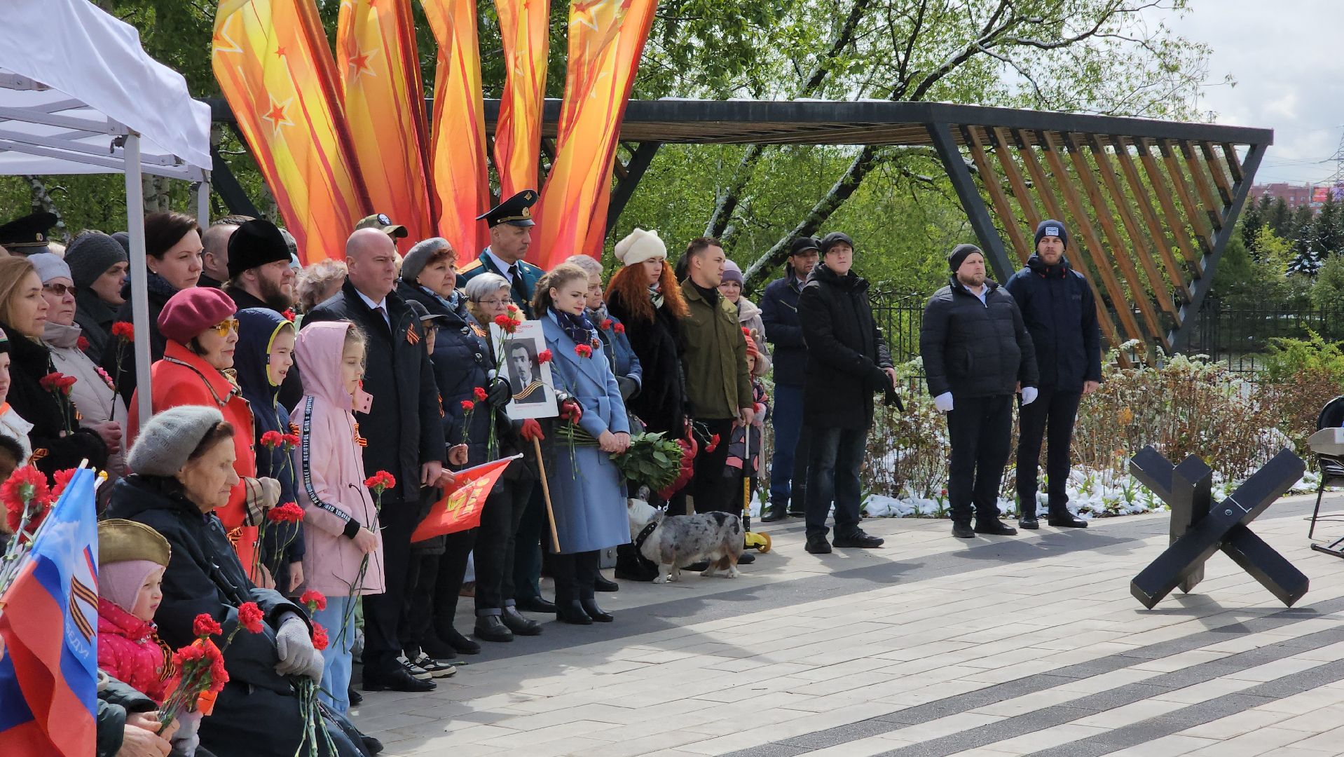 день победы, митинг,
