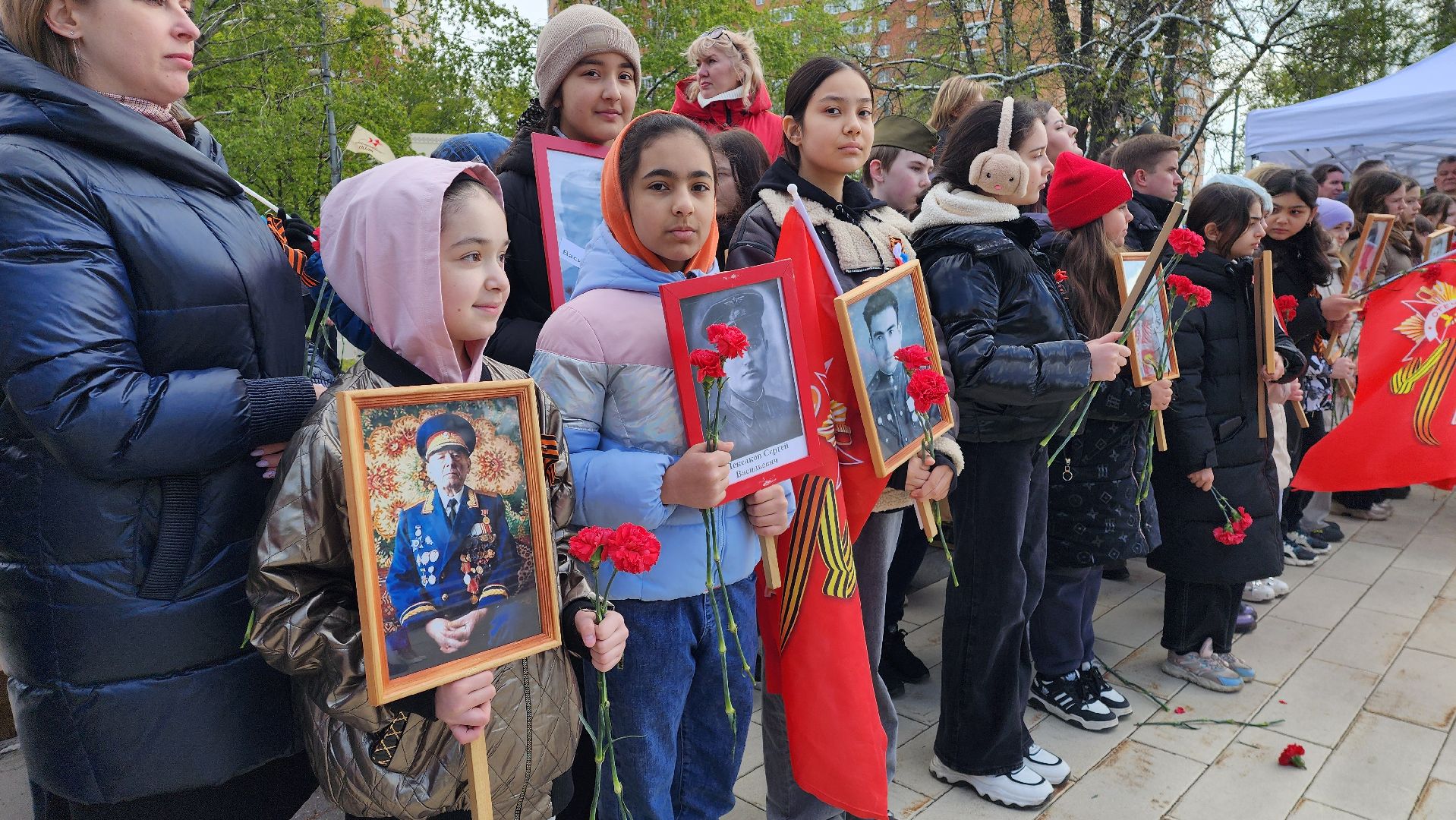 день победы, митинг,
