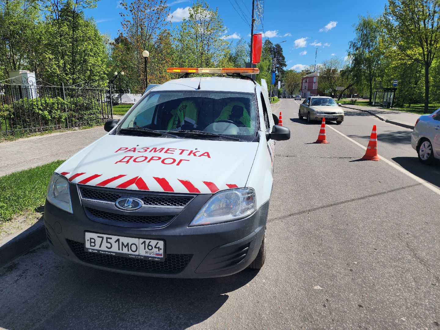 нацпроект, шатура, ремонт дорог, обновление разметки,