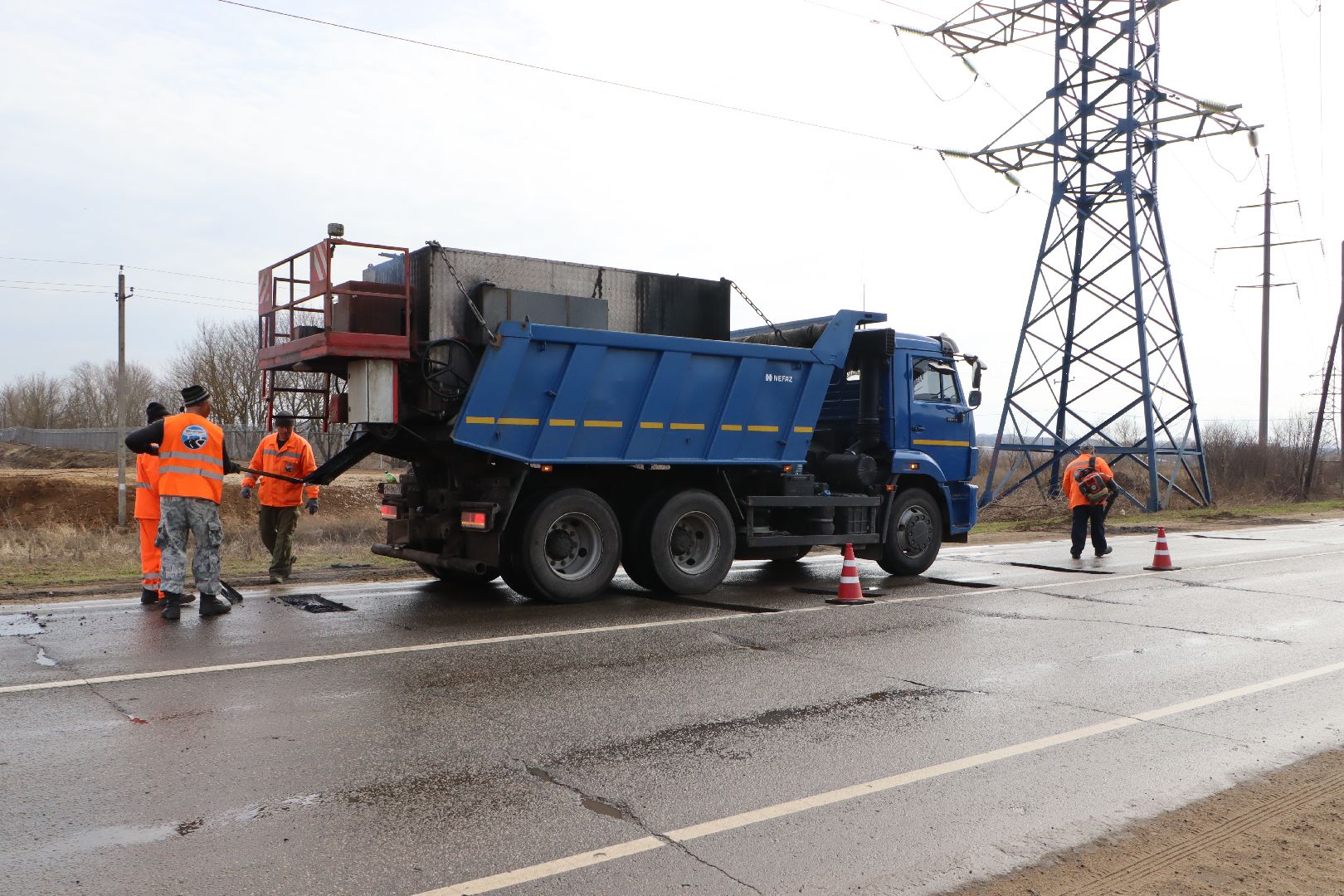 ямочный ремонт, Серебряные Пруды, безопасные дороги, ямы на дорогах,