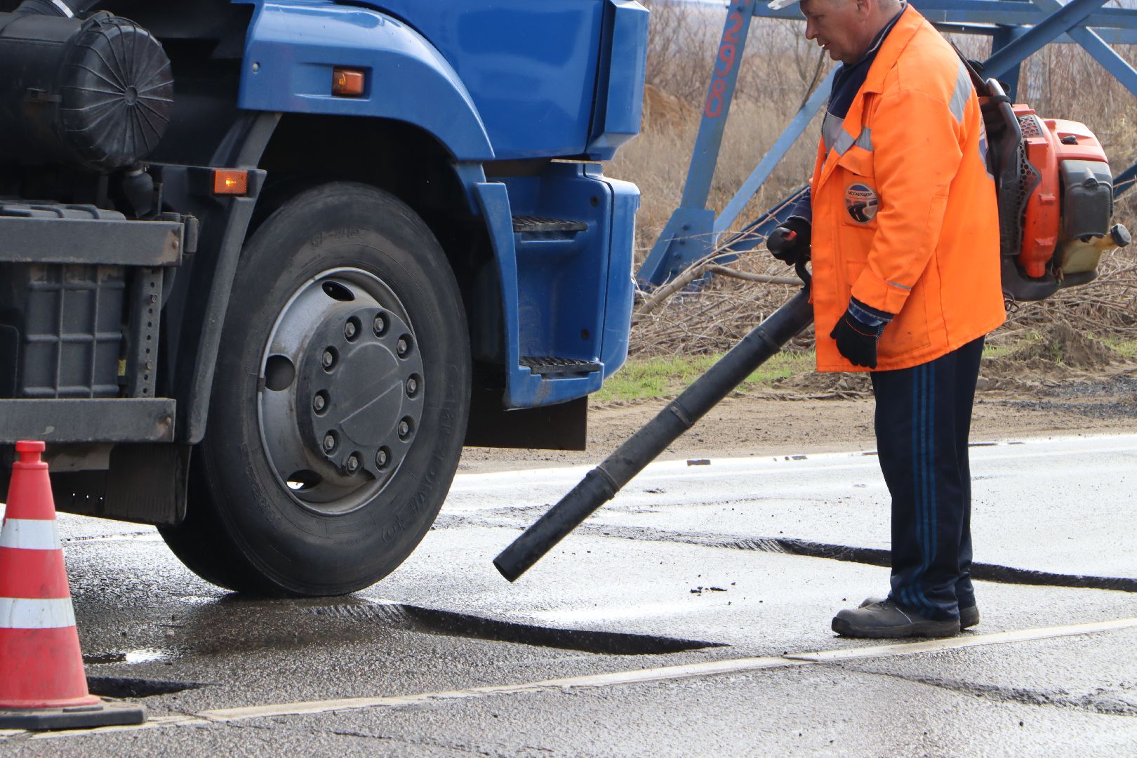 ямочный ремонт, Серебряные Пруды, безопасные дороги, ямы на дорогах,