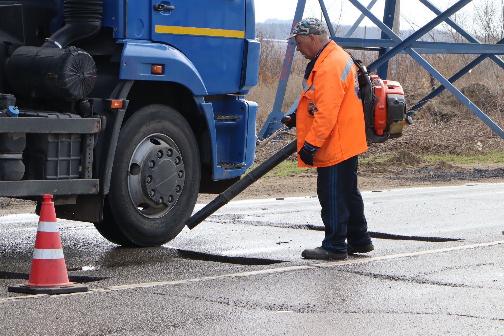 ямочный ремонт, Серебряные Пруды, безопасные дороги, ямы на дорогах,