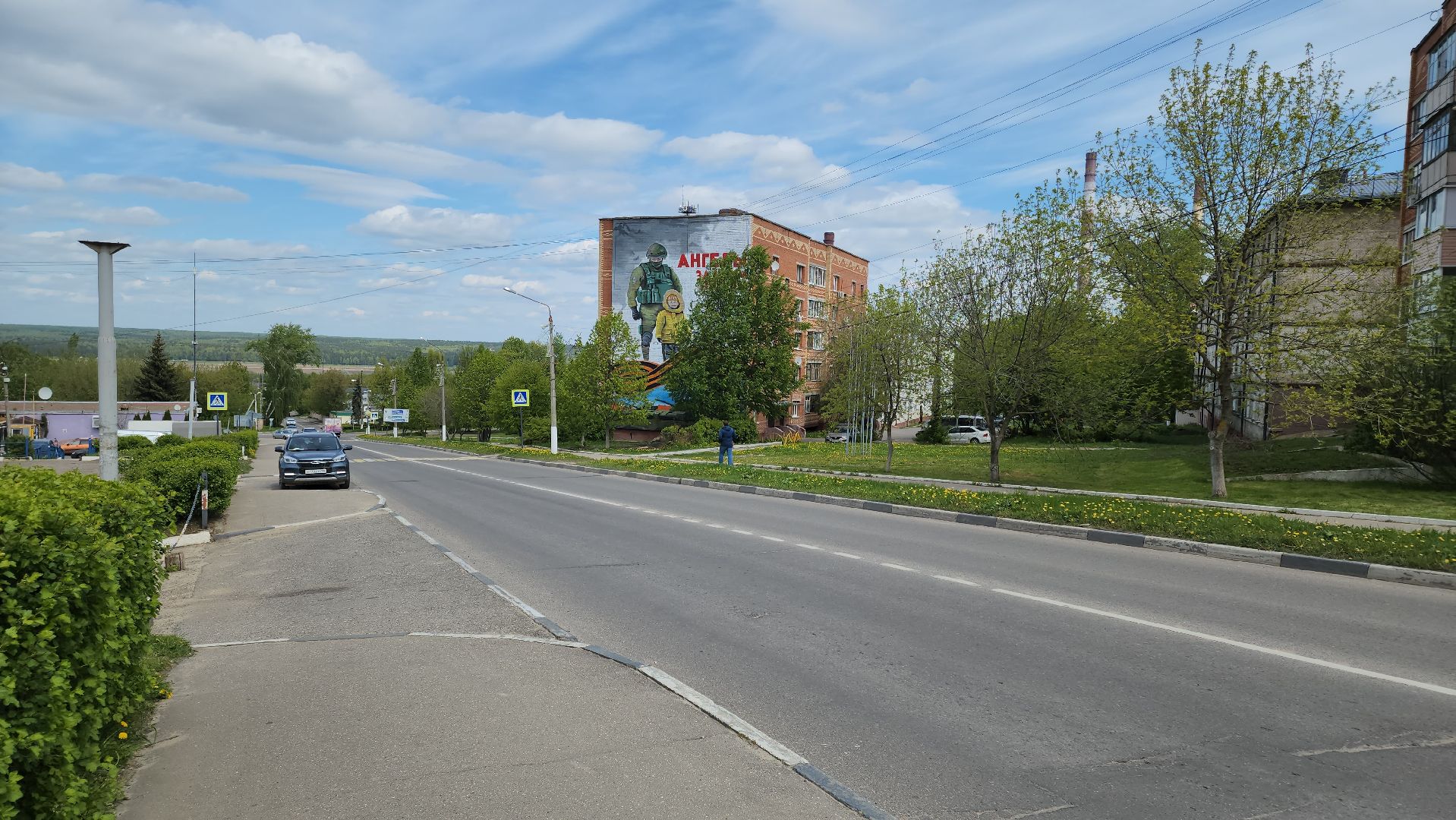 кашира, мурал, граффити, стрит-арт, сво, герои сво, защитники отечества, ангелы за моим плечом,