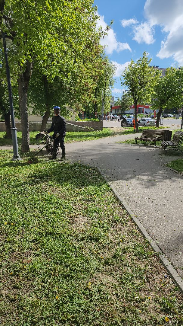 серпухов, подмосковье, благоустройство, покос травы,