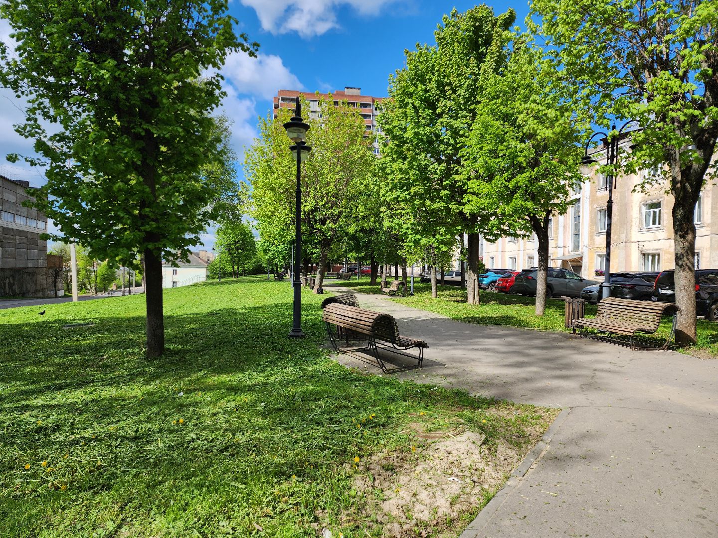 серпухов, подмосковье, благоустройство, покос травы,