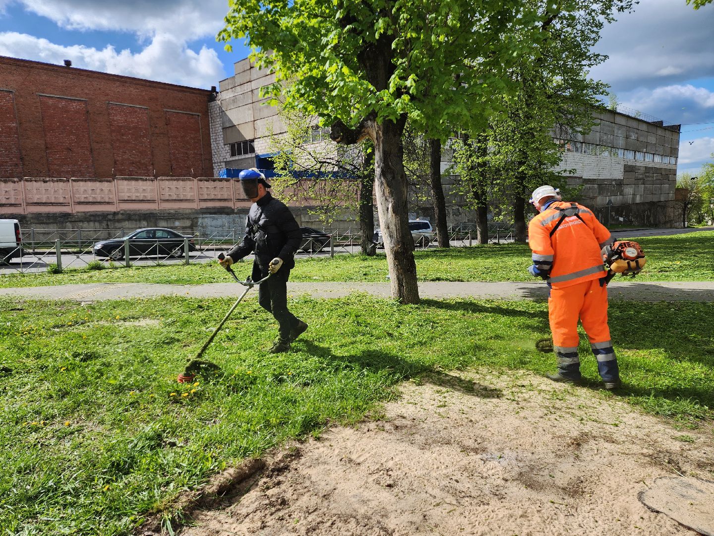 серпухов, подмосковье, благоустройство, покос травы,