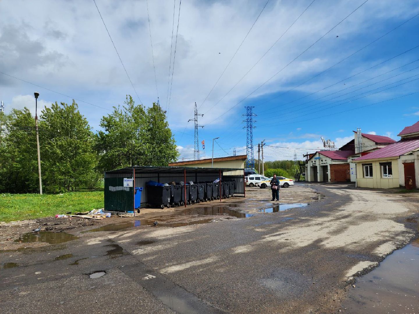чехов, контейнерная площадка, жкх и благоустройство, мусорка, мусоровоз,