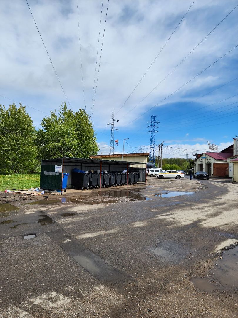 чехов, контейнерная площадка, жкх и благоустройство, мусорка, мусоровоз,