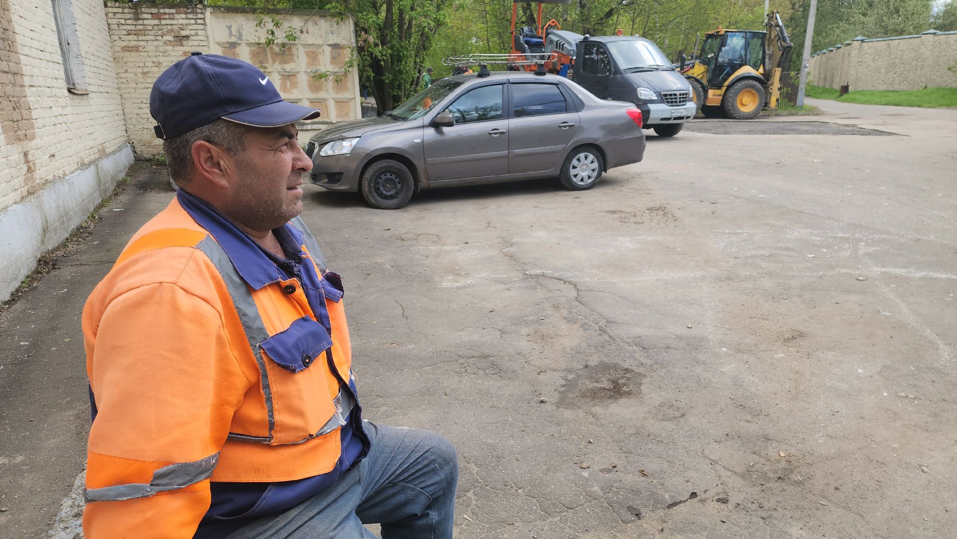 долгопрудный, ямочный ремонт, ремонт картами, Парковая улица, амфитеатр,