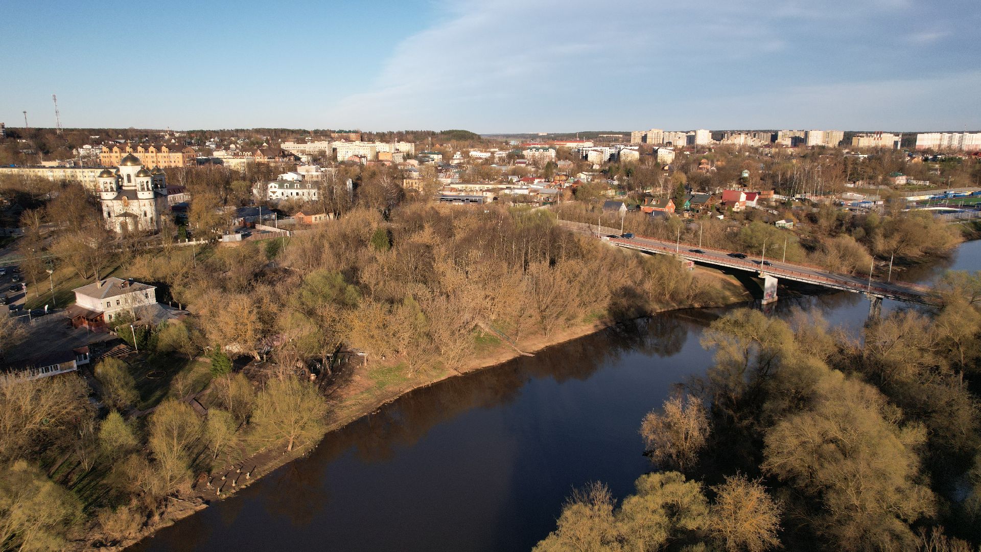 видео с коптера, музей, десерт,