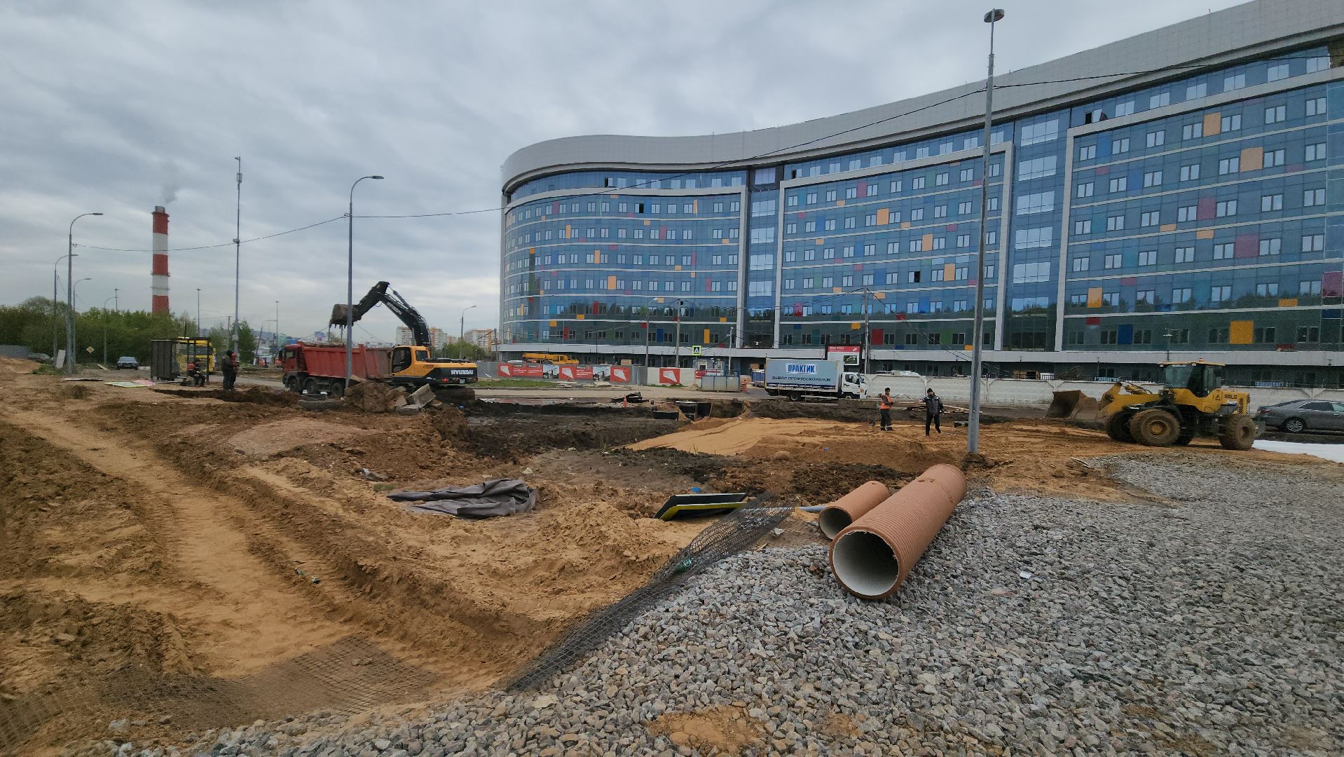 красногорск, дороги, парковка, областная детская больница,