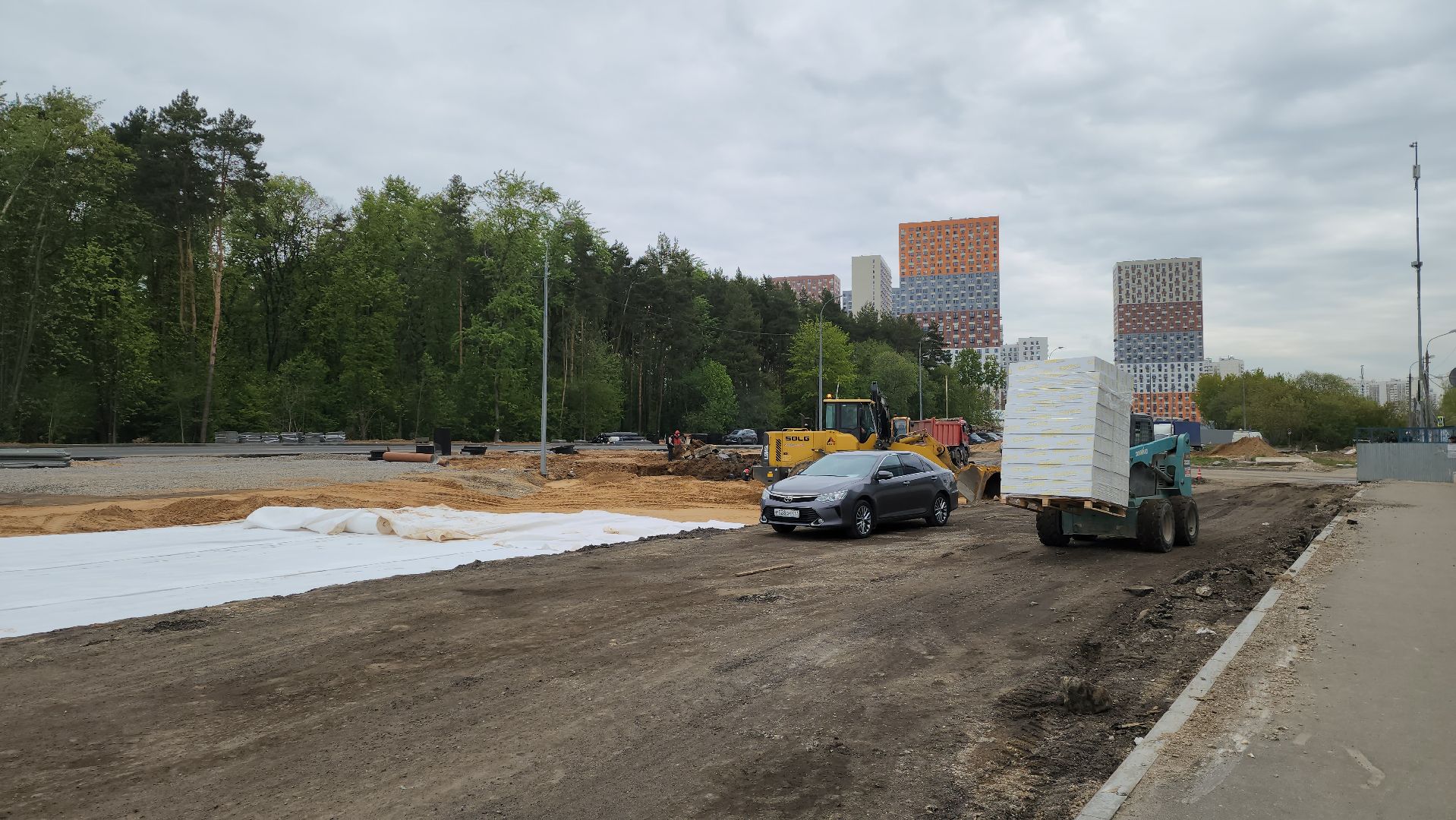 красногорск, дороги, парковка, областная детская больница,