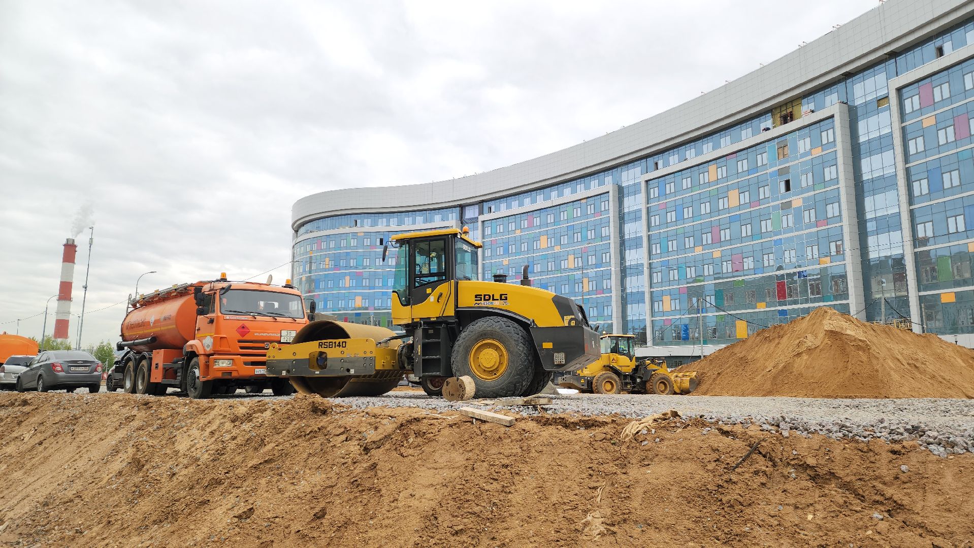 красногорск, дороги, парковка, областная детская больница,