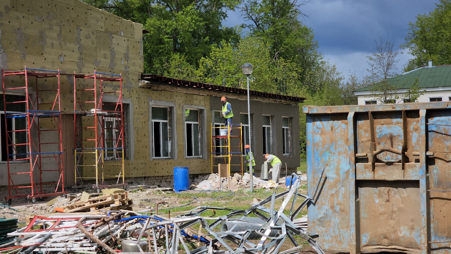 Дубна, Школа 1, капитальный ремонт,