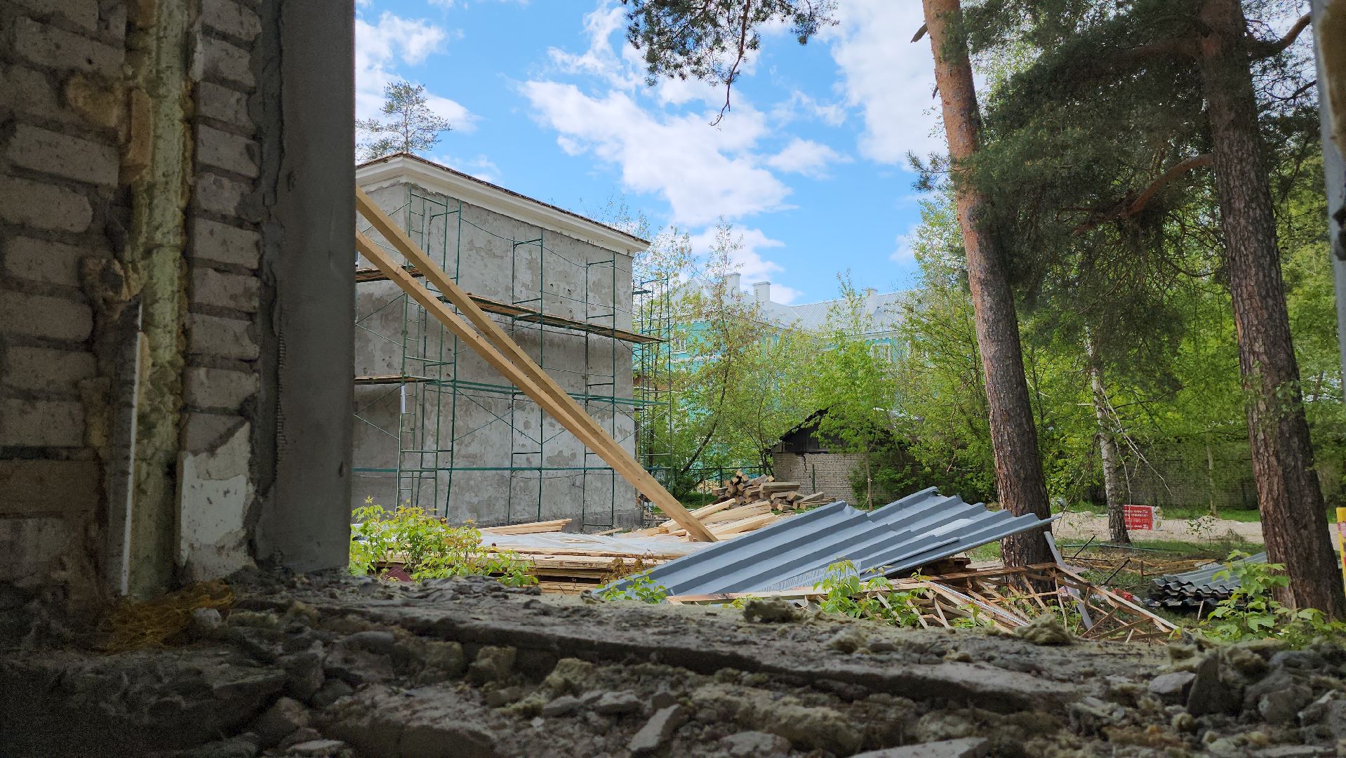 Дубна, Школа 1, капитальный ремонт,