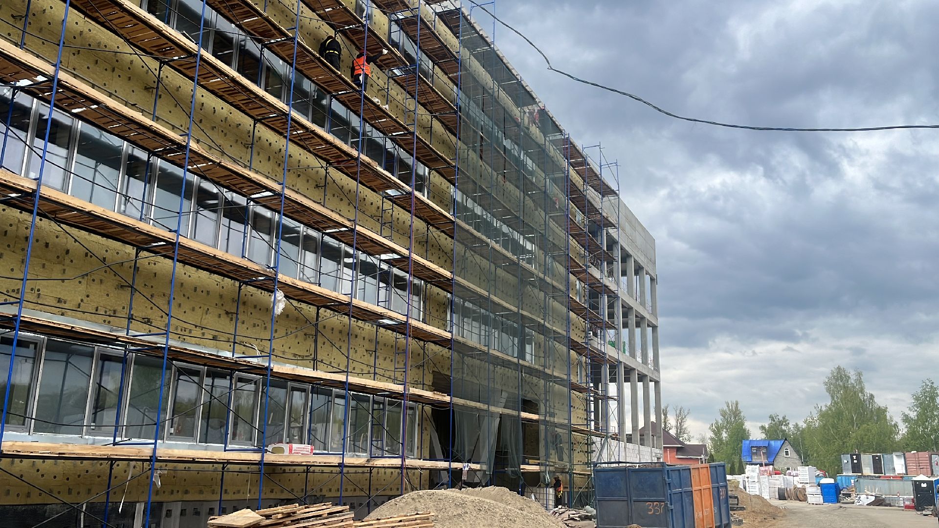 стройка, строителтство, школа, школа 1500 мест, строительство школы,